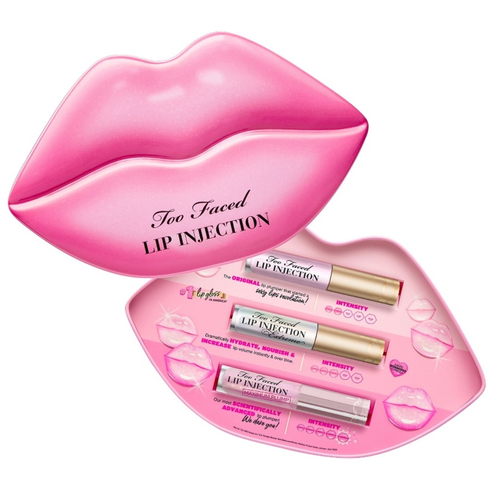 Too Faced Lip Injection Plump Challenge Instant and Long Term Lip Plumper Set
